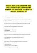 NUR522 MENTAL HEALTH EXAM &lpar;NEW&NewLine;VERSION 2026&sol;2027&rpar; COMPLETE AND&NewLine;VERIFIED SOLUTIONS 100&percnt; GUARANTEED&NewLine;SUCCESS&period; TOP SCORE A&plus;