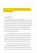 WGU D161 Nursing Leadership & Management Capstone- Healthcare Improvement Project &lpar;HIP&rpar; &ndash; CHF Readmission Reduction Exemplar&period;pdf&NewLine;&NewLine;