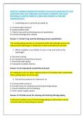 MASTER PLUMBER EXAMINATION NEWEST EVALUATED EXAM PRACTICE 100 &NewLine;QUESTIONS 2026-2027&vert;ORIGINAL QUESTIONS & ANSWERS &vert;DETAILED &NewLine;RATIONALES &vert;HINTED COMPLETE EXAM PREP GRADED A&plus;&ast;INSTANT &NewLine;DOWNLOAD PDF&ast;