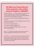 SC State Law Funeral Service&NewLine;Exam questions with verified&NewLine;answers Graded A&plus; 2026&sol;2027&NewLine;Alternative Container - means a receptacle&comma; other than a casket&comma;&NewLine;in which a dead human body or body parts are transported to a&NewLine;crematory facility and placed in the 