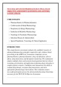 WGU D116 ADVANCED PHARMACOLOGY FINAL EXAM &NewLine;OBJECTIVE ASSESSMENT QUESTIONS AND ANSWERS &vert; &NewLine;LATEST UPDATE