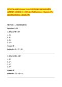 HESI LPN-ADN Entrance Exam QUESTIONS AND ANSWERS &NewLine;ALREADY GRADED A&plus;&period; 100&percnt; Verified Solutions &vert; Updated Per &NewLine;Latest Guidelines &vert; Graded A&plus; 