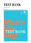 Test Bank for OpenStax Microbiology &vert; Complete All 26 Chapters &vert; Multiple Choice Questions & Answers with ASM Standards & Difficulty Ratings