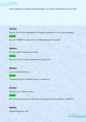 FEMA IS 800 FINAL PAPER EXAM QUESTIONS ACCURATE ANSWERS FULL SOLUTION
