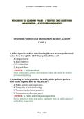 WISCONSIN 720 ACADEMY PHASE 1 &vert; VERIFIED EXAM QUESTIONS AND ANSWERS - LATEST VERSION 2026&sol;2027