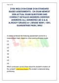 WGU D184 Standards Based Assessment OA Evaluation Matrix &lpar;Latest 2026&rpar; &vert; 60 Unique Q&As & Pedagogical Rationales
