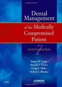 It is now 5 years since the sixth edition of Dental &NewLine;Management of the Medically Compromised Patient was &NewLine;published&period; The number of patients in this critically &NewLine;complex area of healthcare delivery continues to expand &NewLine;along with the scientifi c advance