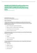 NURS 5433 FNP II Final Exam Review &lpar;2026&sol;2027&rpar; &lpar;PDF&rpar; &vert; Family Nursing &vert; UTA&NewLine;
