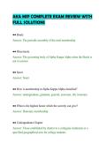 AKA MIP COMPLETE EXAM REVIEW WITH&NewLine;FULL SOLUTIONS&NewLine;