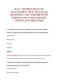 WGU C483 EXAM Bundle &vert; Update Questions with complete and Verified solutions&period;