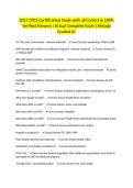 2027 CPCS Certification Study with all Correct & 100&percnt; Verified Answers &vert;Actual Complete Exam &vert;Already Graded A&plus;