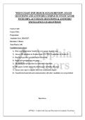 WEST COAST EMT BLOCK 4 EXAM REVIEW &vert; EXAM QUESTIONS AND ANSWERS&vert; COMPLETE STUDY GUIDE WITH 100&percnt; ACCURATE QUESTIONS & ANSWERS&excl; EXCELLENCE GUARANTEED&excl;