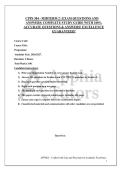 CPPS 304 - MIDTERM 2 &vert; EXAM QUESTIONS AND ANSWERS&vert; COMPLETE STUDY GUIDE WITH 100&percnt; ACCURATE QUESTIONS & ANSWERS&excl; EXCELLENCE GUARANTEED&excl;
