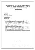ABIM HIGH YIELD &vert; EXAM QUESTIONS AND ANSWERS&vert; COMPLETE STUDY GUIDE WITH 100&percnt; ACCURATE QUESTIONS & ANSWERS&excl; EXCELLENCE GUARANTEED&excl;