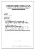 ABFAS BOARDS &lpar;REARFOOT AND FOREFOOT&rpar; &vert; EXAM QUESTIONS AND ANSWERS&vert; COMPLETE STUDY GUIDE WITH 100&percnt; ACCURATE QUESTIONS & ANSWERS&excl; EXCELLENCE GUARANTEED&excl;