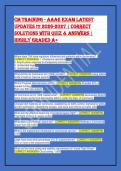 AAAE CM Exam 2026 &vert; Questions & Verified Answers Guide