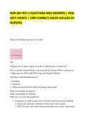 NUR 283 Pediatric Nursing Study Guide&colon; Practice Questions with Answers for Growth&comma; Development & Pediatric Care &lpar;2026-2027 Edition&rpar;