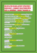 Chi Eta Phi Exam 2026 &vert; Questions & Verified Answers Guide