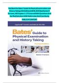 Bates&rsquo; Guide To Physical Examination and History Taking 14th Edition &lpar;LWW&comma; 2025&rpar; by Rainier P&period; Soriano&comma; All Chapters 1-27 Covered With Questions And Verified Solutions With Detailed Rationales And Case Studies complete Test Bank&NewLine;
