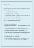 BSG Final Exam 2026 &ndash; Business Strategy Game BUS 490 Simulation Study Guide