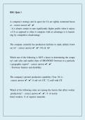 BSG Quiz 1 2026 &ndash; Business Strategy Game BUS 490 Questions & Study Guide