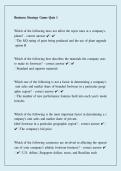 Business Strategy Game &lpar;BSG&rpar; 2026 &ndash; BUS 490 Study Guides&comma; Quizzes & Exam Prep