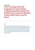 TNCC Exam Practice Questions and Study Guide