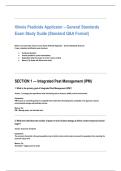 Illinois Pesticide Applicator General Standards Exam Study Guide