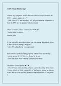 AMN Patient Monitoring 1 2026 &ndash; Nursing Study Guide & Exam Review