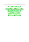 NCLEX-PN Exam Practice Questions&comma; Answers and Study Guide