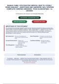 NU664C FAMILY PSYCHIATRIC MENTAL HEALTH I EXAM 1&NewLine;REGIS 2026&sol;2027 - QUESTIONS AND ANSWERS 100&percnt; VERIFIED&NewLine;COMPLETE VERIFIED ANSWERS - PASS GUARANTEED - A&plus;&NewLine;GRADED