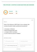 FIRE OFFICER I CHAPTER 6 EXAM QUESTIONS AND ANSWERS &lpar;GRADED A&rpar;