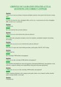 CHIPOTLE SM VALIDATION UPDATED ACTUAL&NewLine;QUESTIONS AND CORRECT ANSWERS