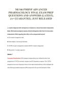 NR 546 EXAM PACKAGE DEAL 100&percnt; VERIFIED 2026&sol;2027