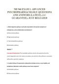 NR 546 EXAM PACKAGE DEAL 100&percnt; VERIFIED 2026&sol;2027
