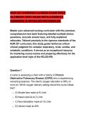 NUR 257 CHRONIC ILLNESS EXAM PREP &NewLine;ULTIMATE TEST BANK WITH CORRECT &NewLine;ANSWERS & DETAILED RATIONALES