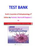 Test Bank For Porth&rsquo;s Essentials of Pathophysiology 5th Edition By Tommie Norris ISBN 978-1975107239