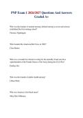 PNP Exam 1 2026&sol;2027 Questions And Answers Graded A&plus;