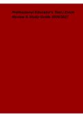 Professional Educator&rsquo;s Test &ndash; Exam Review & Study Guide 2026&ndash;2027