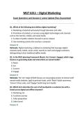 MGT 6311 &ndash; Digital Marketing Exam Questions and Answers&vert; Latest Update 2027&vert;Pass Guaranteed