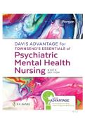 Test Bank for Davis Advantage for Townsend's Essential of Psychiatric Mental Health Nursing&colon; Concepts of Care in Evidence-Based Practice&comma; 9th Edition by Morgan Townsend  &vert;&vert; ISBN&colon; 9781719645768 &vert;&vert; Verified & Recently Updated Version &lbrace;JUST RELEASED&rcub;