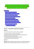 Certified Developmental Disabilities Nurse &lpar;CDDN&rpar; Exam &NewLine;2026&sol;2027 &vert; Questions with Answers & Rationales &vert; DDNA &NewLine;Certification Test Bank &ndash; Verified A&plus; Study Guide