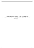 Samenvatting Spa Management &vert; VIVES &vert; 3e jaar