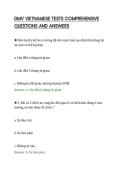 DMV VIETNAMESE TESTS COMPREHENSIVE&NewLine;QUESTIONS AND ANSWERS