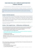 FAGD Exam 2026&sol;2027 &ndash; Fellow of the Academy of General Dentistry &vert; 200 Complete Questions with Verified Answers & Study Guide