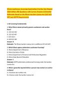 Illinois Auctioneer Licensing Examination Practice Test Newest &NewLine;2026 Edition 300 Questions with Correct Answers & Detailed &NewLine;Rationales Based on the Illinois Auction License Act &lpar;225 ILCS &NewLine;407&rpar; and IDFPR Requirements 