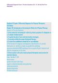 Differential Diagnosis Exam 1 Practice Questions &lpar;Ch 1-8&comma; 5th ed&rpar;&period;Final Test 20262027&period;&NewLine;&NewLine;&NewLine;