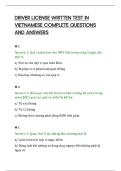 DRIVER LICENSE WRITTEN TEST IN&NewLine;VIETNAMESE COMPLETE QUESTIONS&NewLine;AND ANSWERS&NewLine;