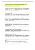 MIC 205 CHAPTER 10 VOCABULARY EXAM QUESTIONS WITH VERIFIED ANSWERS LATEST UPDATE 2026