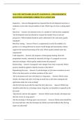 &NewLine;WGU C857 SOFTWARE QUALITY ASSURANCE - PREASSESSMENT QUESTIONS ANSWERED CORRECTLY LATEST 2026